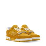 Trainer Sneaker Yellow Hairy suede