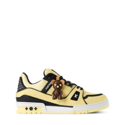 Trainer Sneaker Yellow Plain calf leather