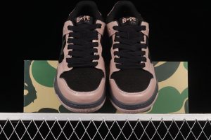 A Bathing Ape Bape SK8 Sta Dirty Pink Black 5