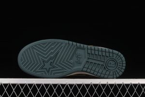 A Bathing Ape Bape SK8 Sta Grey Mustard Yellow 3