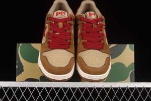A Bathing Ape Bape Sk8 Sta Wheat Red 5