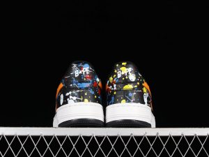 A Bathing Ape Bape Sta Paint Splatter Black 4