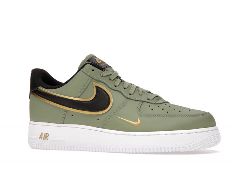 Air Force 1 Low '07 LV8 Double Swoosh Olive Gold Black