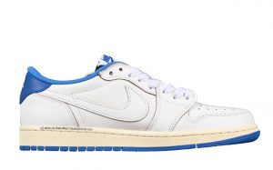 Air Jordan 1 Retro Low OG SP Fragment x Travis Scott Sail Military Blue 2 update