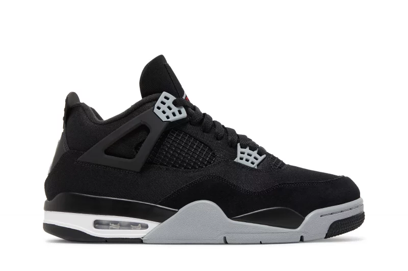 Air Jordan 4 Retro SE Black Canvas