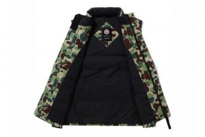 BAPE x Canada Goose Freestyle Vest Green 2