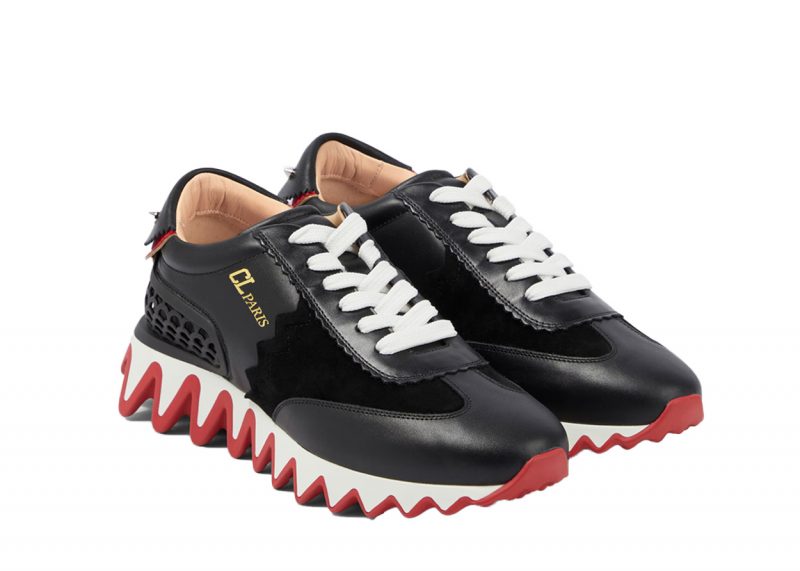 CL Loubishark Leather Sneakers Black