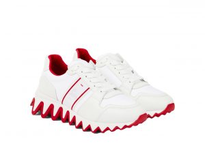 CL Nastroshark Donna leather and canvas sneakers