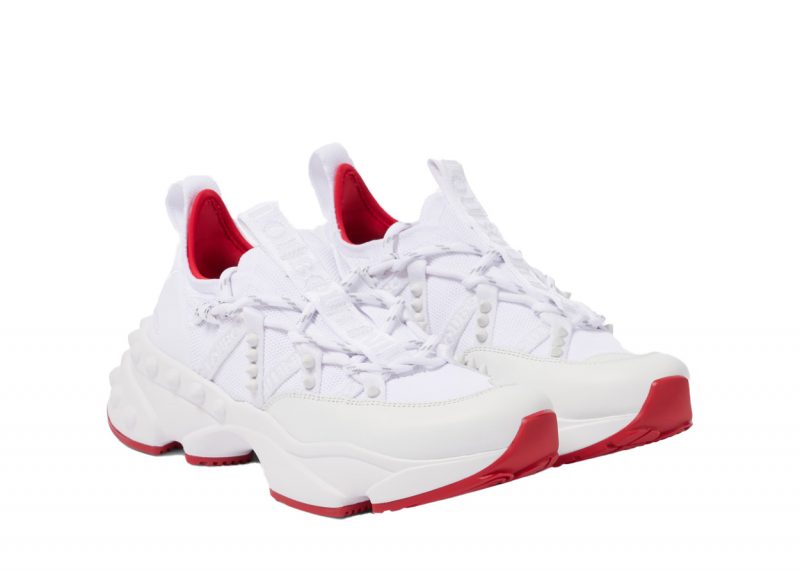 CL Trailnrun leather trimmed sneakers