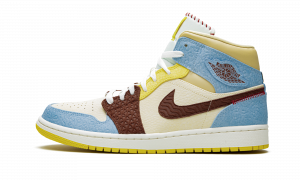 Air Jordan 1 Mid SE 'Maison Chateau Rogue Fearless' Men's Shoes
