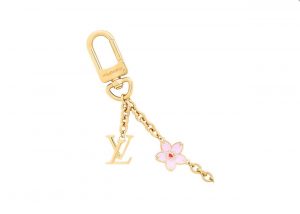 Cherry Blossom Bag Chain Gold 1