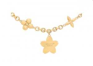 Cherry Blossom Bag Chain Gold 2