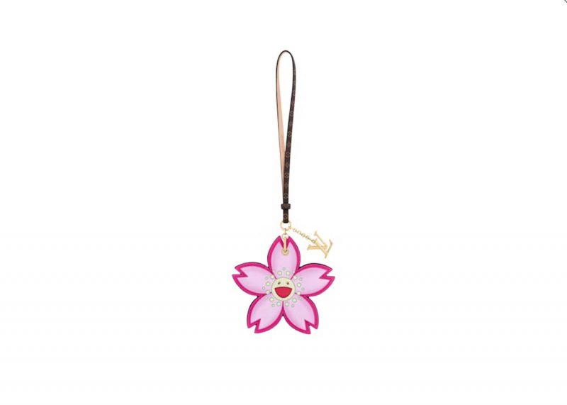 Cherry Blossom Bag Charm Pink