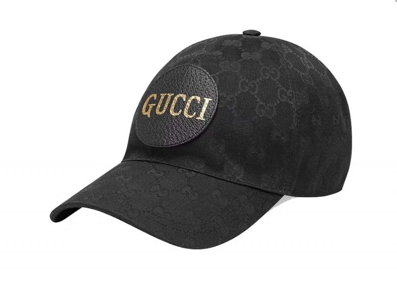 GG Canvas Baseball Hat Black