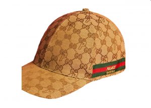 GG P Canvas Baseball Hat Beige