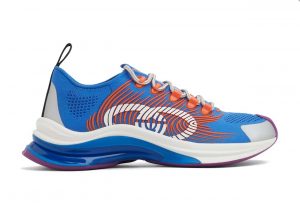 GG Run Monogram Sneakers Blue Orange