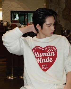 Human Made cream Sweater 5