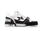 Louis Vuittоп Trainer Monogram Flower Black