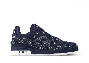 Louis Vuittоп Trainer Monogram Tuffetage Denim Blue