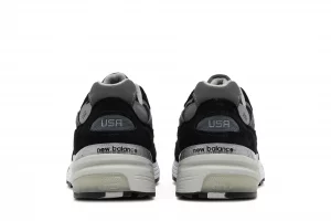New Balance 992 Black Grey Suede 4