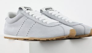 Plume suede sneakers Sky Blue 3