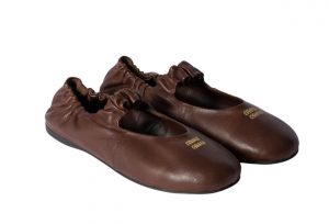Ruches nappa leather ballerinas Briarwood 1.jpg