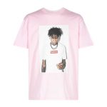 Supreme NBA Youngboy Tee Light Pink Supreme NBA Youngboy Tee Light Pink