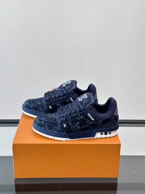 Trainer Monogram Tuffetage Denim Blue 2