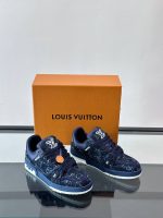 Trainer Monogram Tuffetage Denim Blue 4 Trainer Monogram Tuffetage Denim Blue 4
