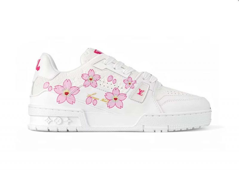 Trainer Sneaker Cherry Blossom White (Women's)