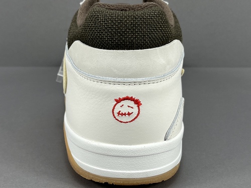 UA Jordan Jumpman Jack TR Travis Scott Sail logo cactus jack on heel