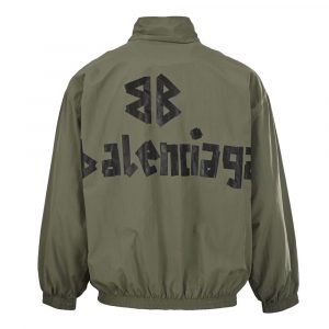 balenciaga windbreaker jacket back