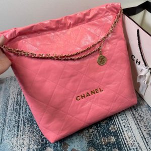 chanel 22 large handbag shiny calfskin gold as3262 021 luxibags.ru .jpg