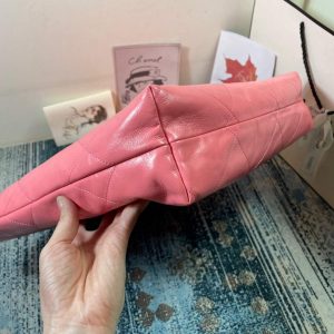 chanel 22 large handbag shiny calfskin gold as3262 022 luxibags.ru .jpg