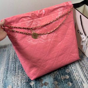 chanel 22 large handbag shiny calfskin gold as3262 023 luxibags.ru .jpg