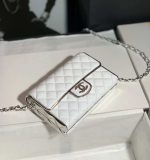 chanel 22a small evening bag limited edition white lambskin slivery 002 luxibags.ru .jpg