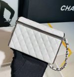 chanel 22a small evening bag limited edition white lambskin slivery 003 luxibags.ru .jpg