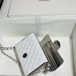 chanel 22a small evening bag limited edition white lambskin slivery 008 luxibags.ru .jpg
