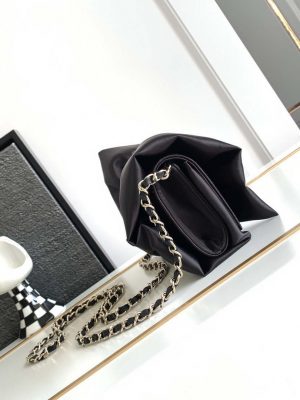 chanel 23a satin bow evening bag black 002 luxibags.ru .jpg
