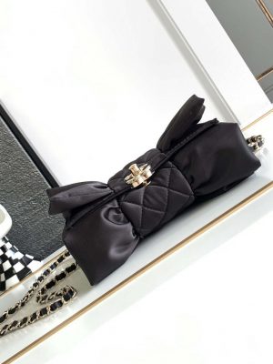 chanel 23a satin bow evening bag black 004 luxibags.ru .jpg