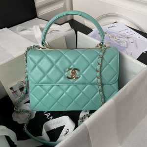 chanel 24c trendy cc flap bag with top handle lambskin bag a92236 blue gold 001 luxibags.ru .jpg