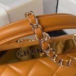 chanel 24c trendy cc flap bag with top handle lambskin bag a92236 orange gold 005 luxibags.ru .jpg