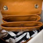 chanel 24c trendy cc flap bag with top handle lambskin bag a92236 orange gold 007 luxibags.ru .jpg