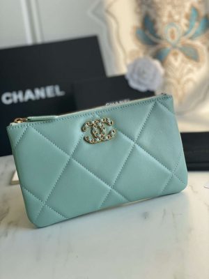 chanel ap1059 pouche lambskin bag wallet card holder blue 01 luxibags.ru .jpg