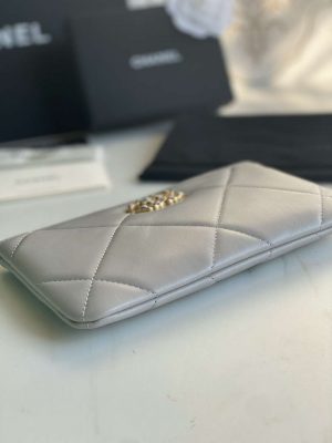 chanel ap1059 pouche lambskin bag wallet card holder gray 04 luxibags.ru .jpg