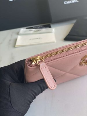 chanel ap1059 pouche lambskin bag wallet card holder pink 07 luxibags.ru .jpg