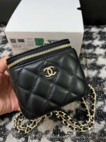 chanel ap1447 small vanity with chain calfskin black 002 luxibags.ru .jpg