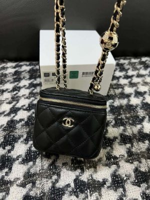 chanel ap1447 small vanity with chain calfskin black 007 luxibags.ru .jpg