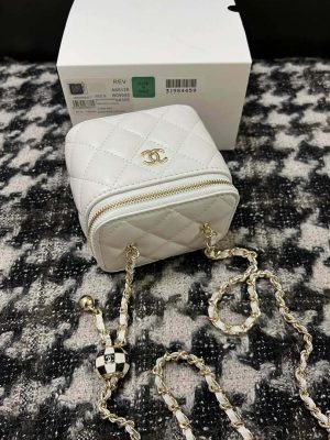 chanel ap1447 small vanity with chain calfskin white 006 luxibags.ru .jpg