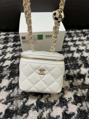 chanel ap1447 small vanity with chain calfskin white 008 luxibags.ru .jpg
